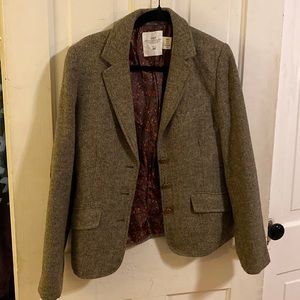 12 H&M Tweed Blazer with Elbow Pads